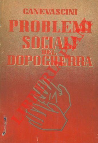 Problemi sociali del dopoguerra - Guglielmo Canevascini - copertina