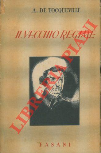 Il vecchio regime - Alexis de Tocqueville - copertina