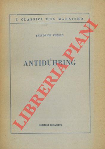 Antiduhring - Friedrich Engels - copertina