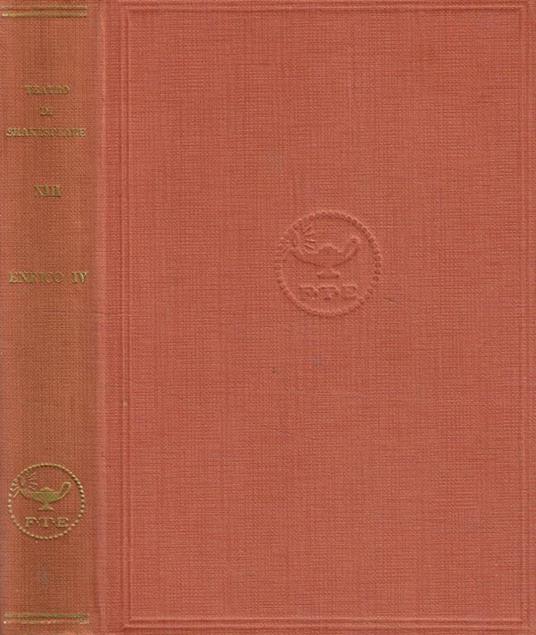 Enrico IV (parte seconda). Tragedia in un prologo, cinque atti e un epilogo - William Shakespeare - copertina