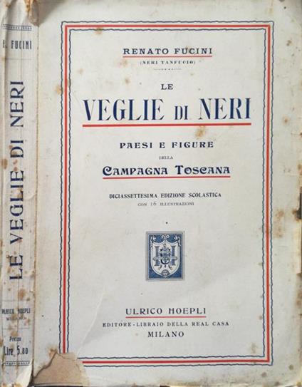 Le veglie di Neri. Paesi e figure della Campagna toscana - Renato Fucini - copertina