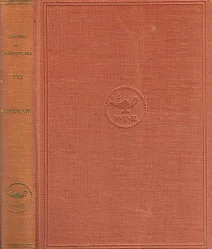 Coriolano. Tragedia in cinque atti - William Shakespeare - copertina