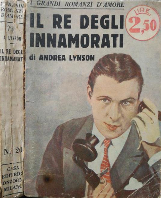 Il re degli innamorati - Andrea Lynson - copertina