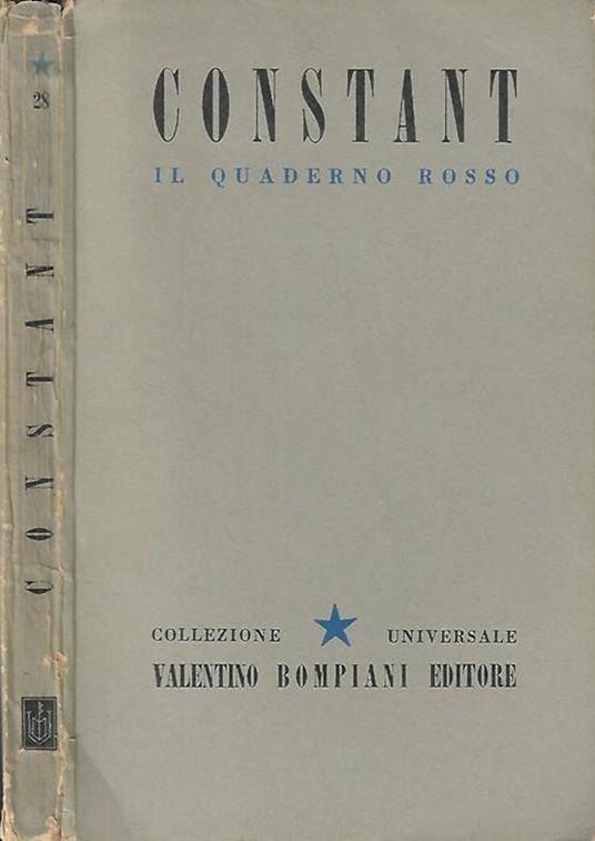Il quaderno rosso. La mia vita (1767-1787) - Benjamin Constant - copertina