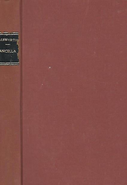 Ancella - John Galsworthy - copertina