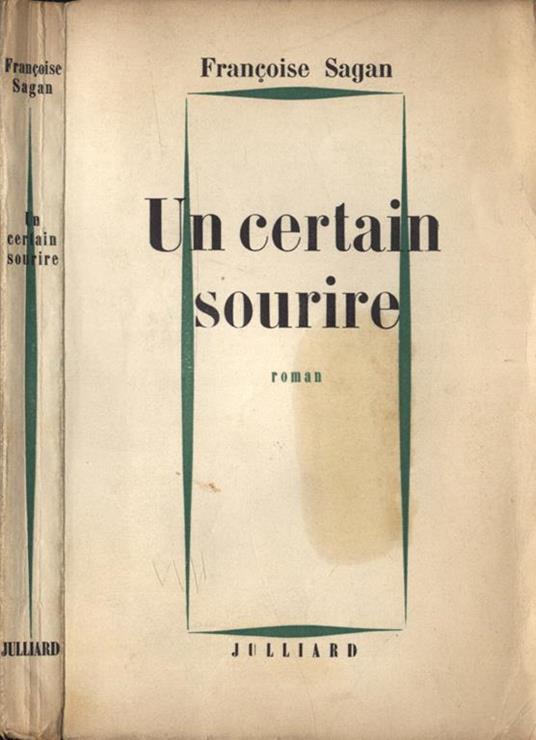 Un certain sourire - Françoise Sagan - copertina