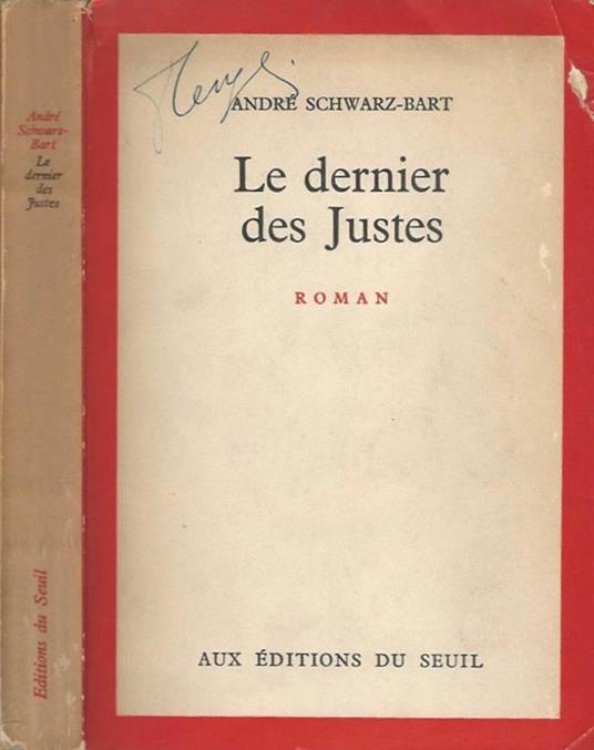 Le dernier des Justes - André Schwarz Bart - copertina