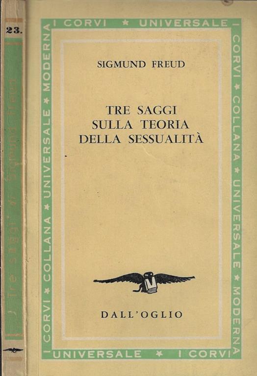 Tre saggi sulla teoria sella sessualità - Sigmund Freud - copertina