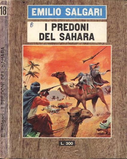 I predoni del Sahara - Emilio Salgari - copertina