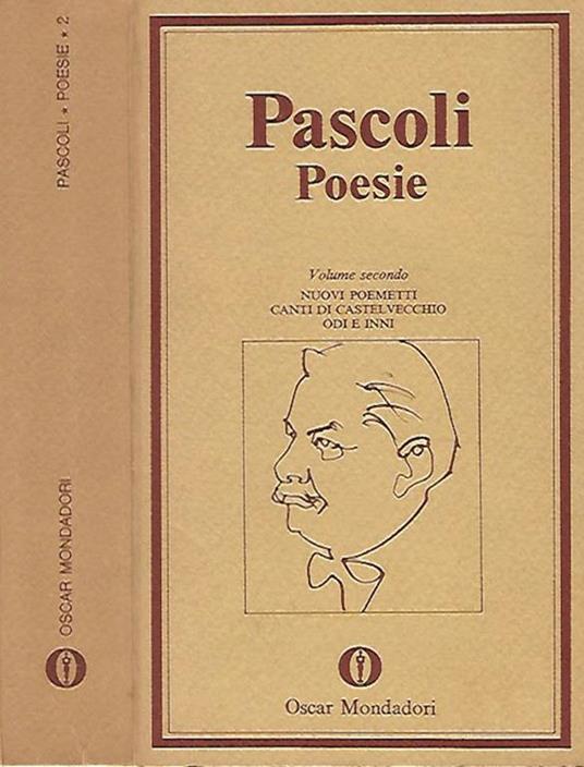 Poesie vol. II - Giovanni Pascoli - copertina