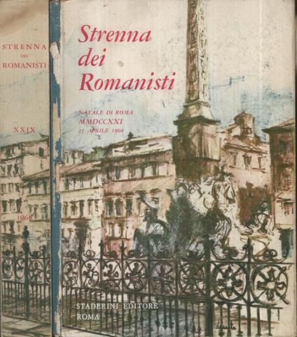 Strenna dei Romanisti. Natale di Roma MMDCCXXI 21 Aprile 1968 - copertina