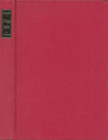 Il Papa tosto - Fabrizio Sarazani - copertina