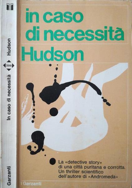 In caso di necessità - Jeffery Hudson - copertina