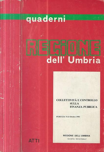 Collettività e controllo sulla finanza pubblica - copertina
