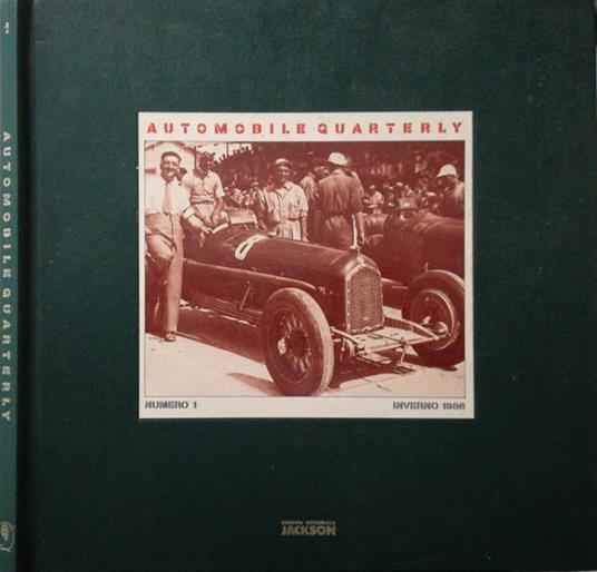 Automobile Quarterly. Inverno 1986 - copertina