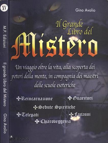 Il grande libro del mistero - Gino Avolio - copertina