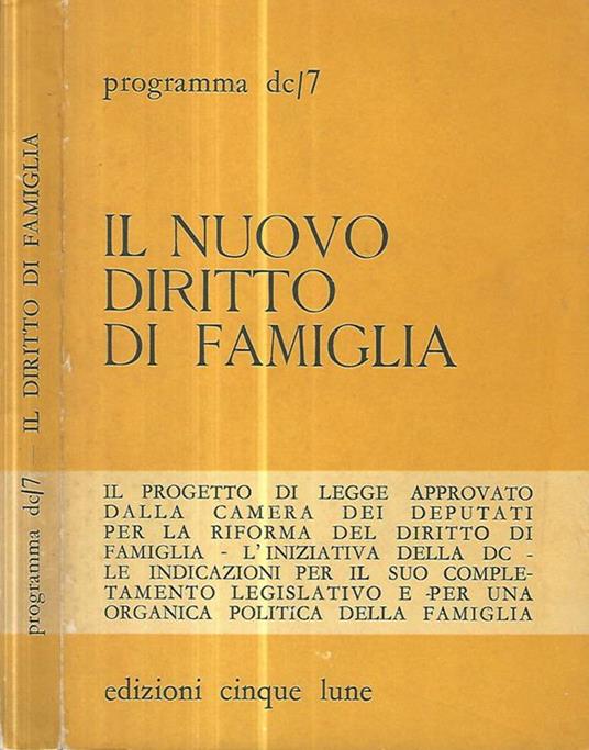 Il nuovo diritto di famiglia - copertina