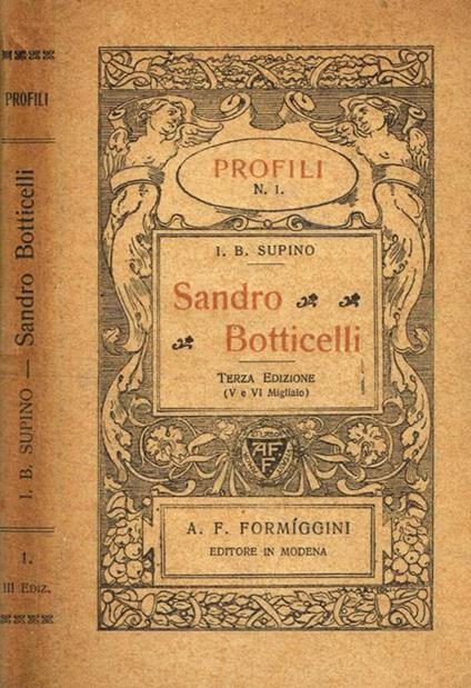 Sandro Botticelli - Igino B. Supino - copertina