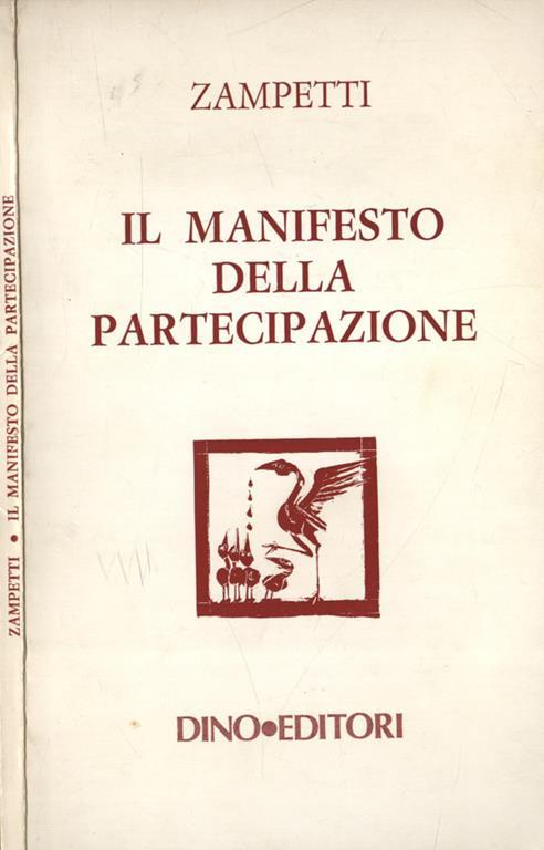 Il manifesto della partecipazione - Zampetti - copertina