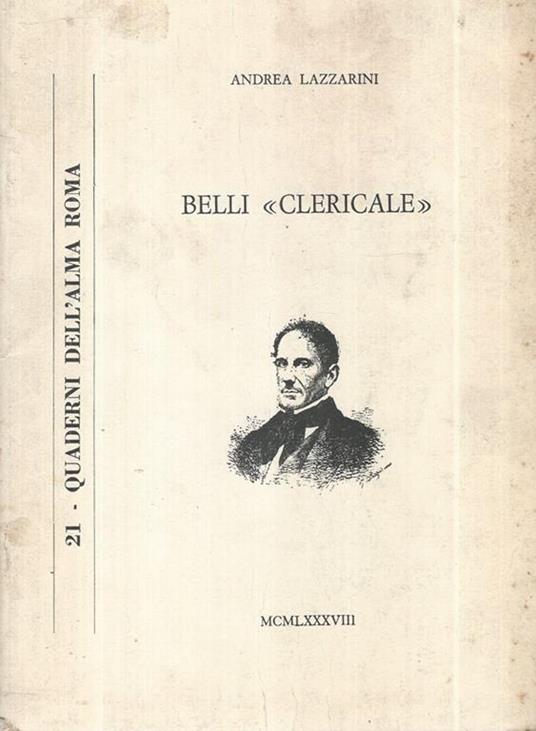 Belli "Clericale" - Andrea Lazzarini - copertina