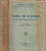 Tassa di scambio. Legislazione ed istruzioni ministeriali