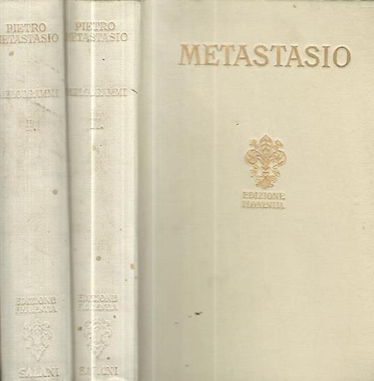 Melodrammi - Pietro Metastasio - copertina