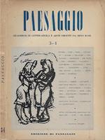 Paesaggio - Anno 1946 n. 3-4. Quaderni di letteratura e arte diretti da Mino Rosi