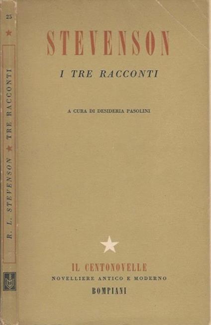 Tre racconti - Robert Louis Stevenson - copertina