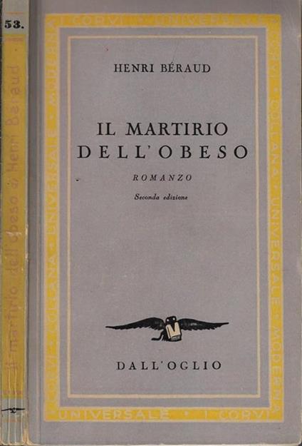 Il martirio dell'obeso - Henri Béraud - copertina
