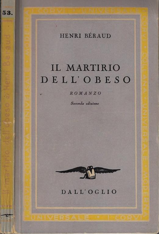 Il martirio dell'obeso - Henri Béraud - copertina