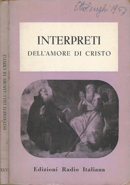 Interpreti dell'amore di Cristo - copertina
