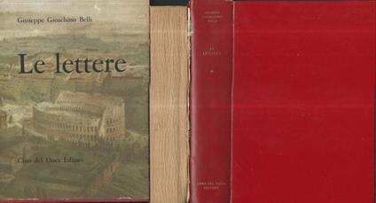 Le lettere - Gioachino Belli - copertina
