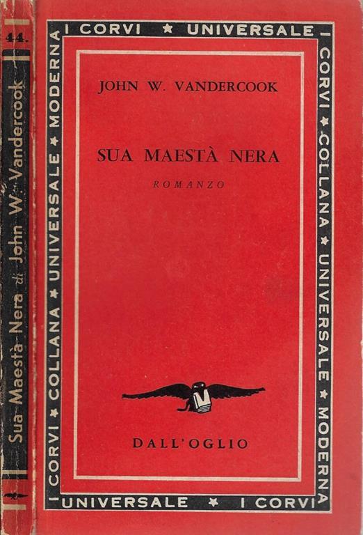 Sua maestà nera - John W. Vandercook - copertina