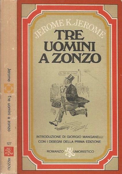 Tre uomini a zonzo - Jerome K. Jerome - copertina