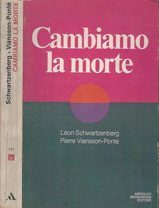 Cambiamo la morte - Leon Schwartzenberg - copertina