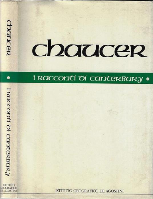 I racconti di Canterbury Vol I - Geoffrey Chaucer - copertina