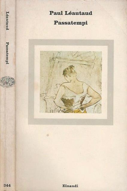 Passatempi - Paul Lèautaud - copertina