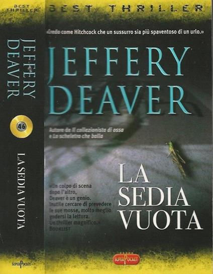 La sedia vuota - Jeffery Deaver - copertina