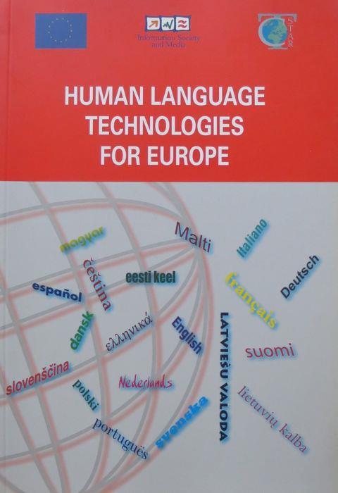 Human language technologies for Europe - copertina