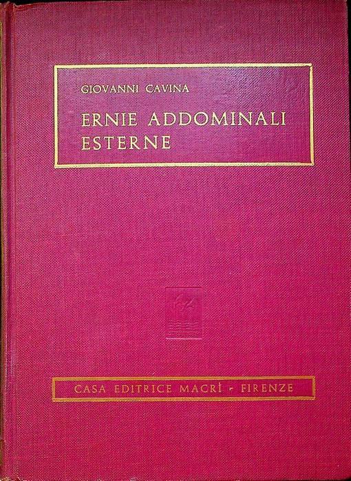 Ernie addominali esterne - Giovanni Cavina - copertina