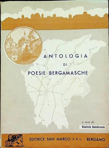 Antologia di poesie bergamasche - Giacinto Gambirasio - copertina