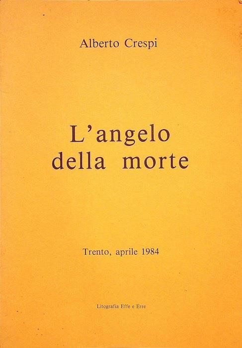 L' angelo della morte - Alberto Crespi - copertina