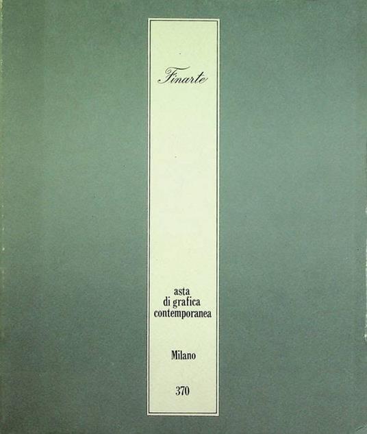 Asta di grafica contemporanea: Milano, 14 aprile 1981 - Osvaldo Patani - copertina