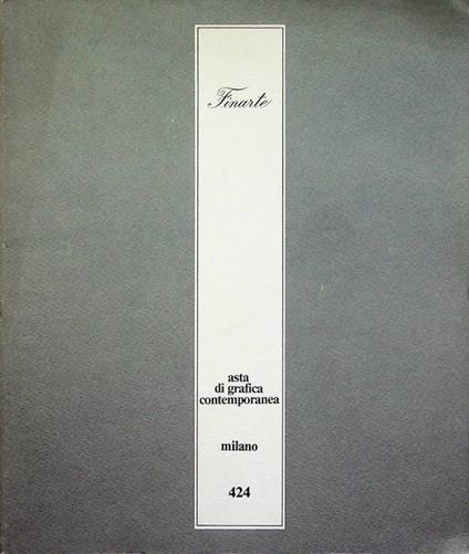 Asta di grafica contemporanea: asta Milano 25 novembre 1982. Esposizione dal 20 al 24 novembre 1982 - Osvaldo Patani - copertina