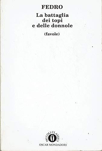 La battaglia dei topi e delle donnole. Favole - Fedro - copertina