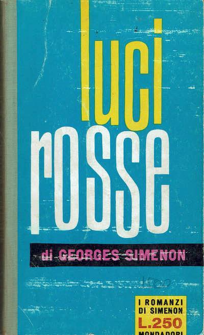 Luci rosse - Georges Simenon - copertina