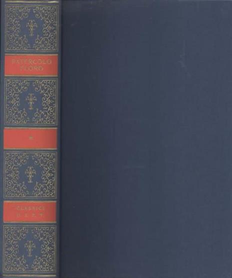 Le storie. A cura di Leopoldo Agnes. Epitomane e frammenti. A cura di Jolanda Giacone Deangeli - Velleio Patercolo - copertina