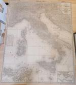 Carta itineraria - commerciale dell'Italia diseg.ta e diretta da Ferdinando Arrigoni r. cap.° ing.e geografo nella proporzione di 1/1.000.000 dal vero dedicata a Vittorio Emanuele II Re d'Italia dall'editore Civelli in Milano