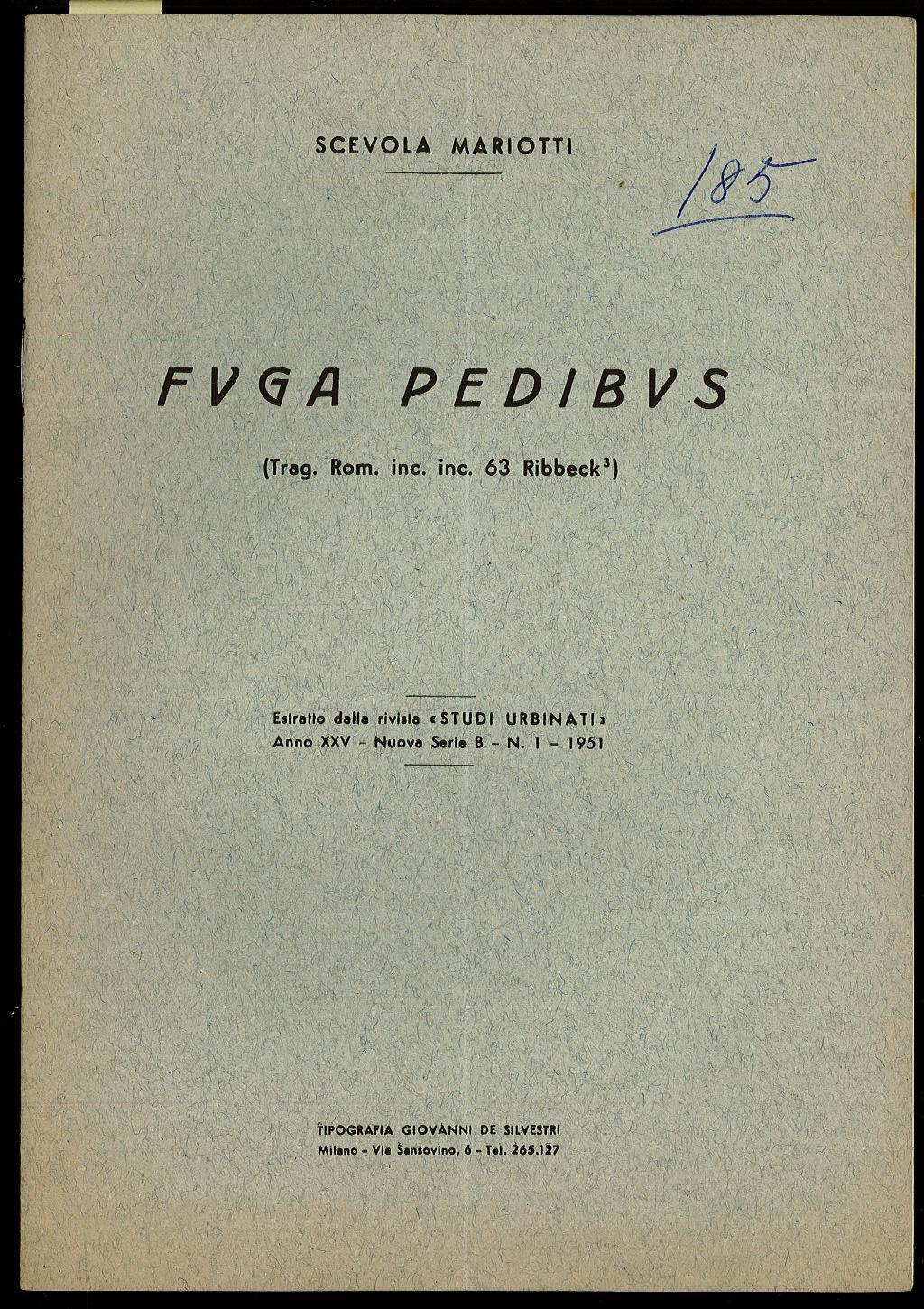 Fuga Pedibus