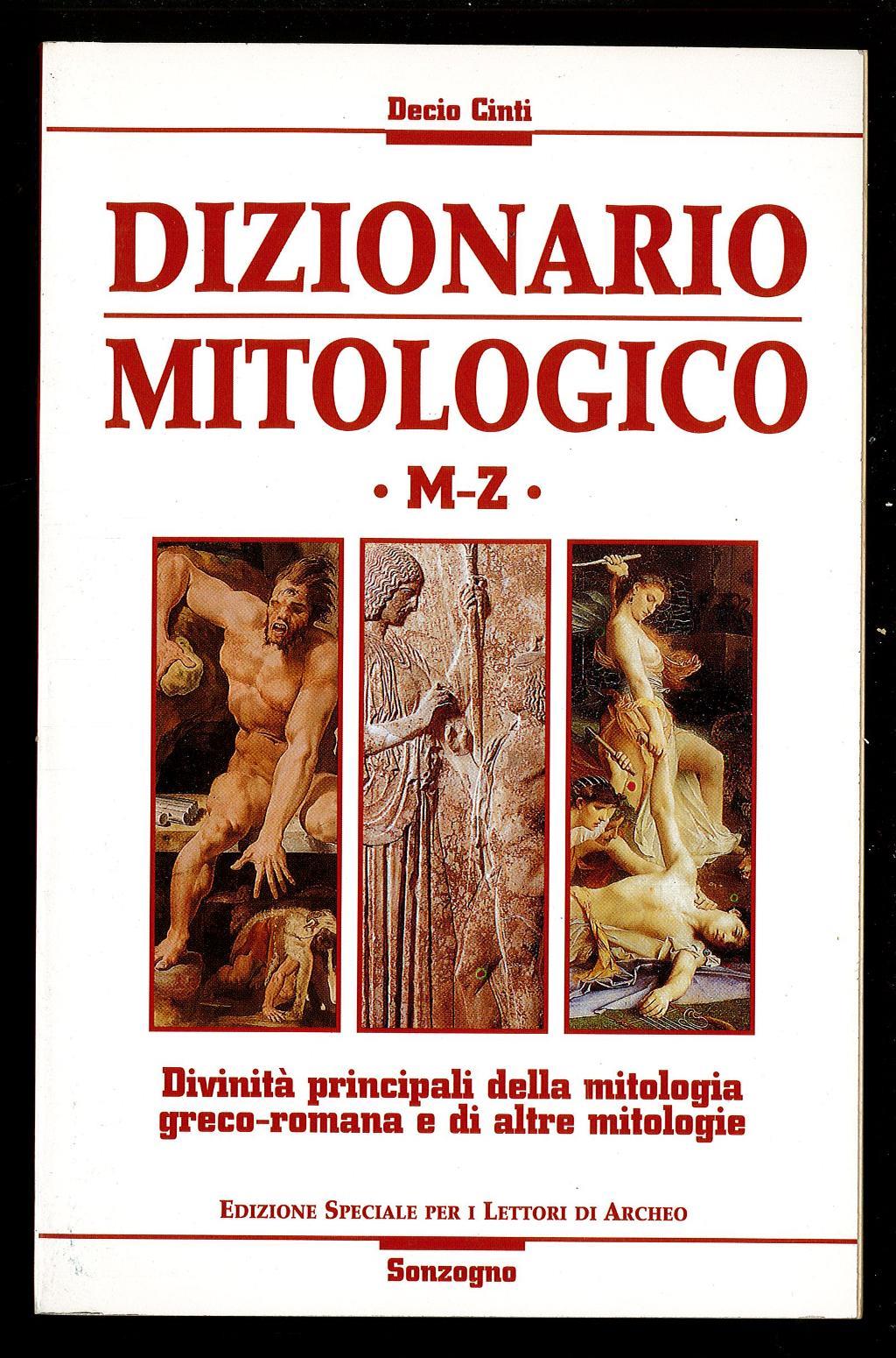 Dizionario mitologico M-Z